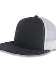 Yupoong Five-Panel Classic Mesh Trucker's Cap - Charcoal/White