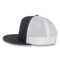 Yupoong Five-Panel Classic Mesh Trucker's Cap - Charcoal/White