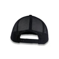 Yupoong Five-Panel Classic Mesh Trucker's Cap - Black/White/Black