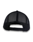 Yupoong Five-Panel Classic Mesh Trucker's Cap - Black/White/Black