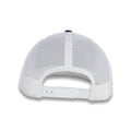 Yupoong Five-Panel Classic Mesh Trucker's Cap - Navy/White