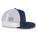 Yupoong Five-Panel Classic Mesh Trucker's Cap - Navy/White