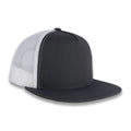 Yupoong Five-Panel Classic Mesh Trucker's Cap - Charcoal/White