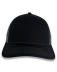 Richardson 112 Split Trucker - Black/Charcoal