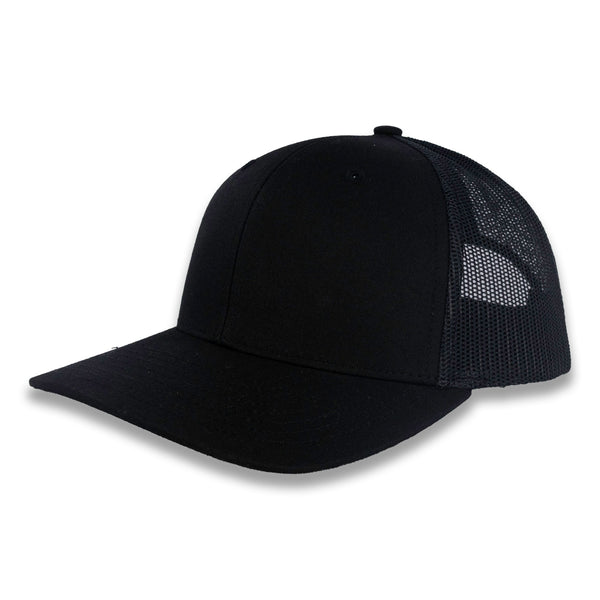 Richardson Youth Trucker Snapback Cap - Black