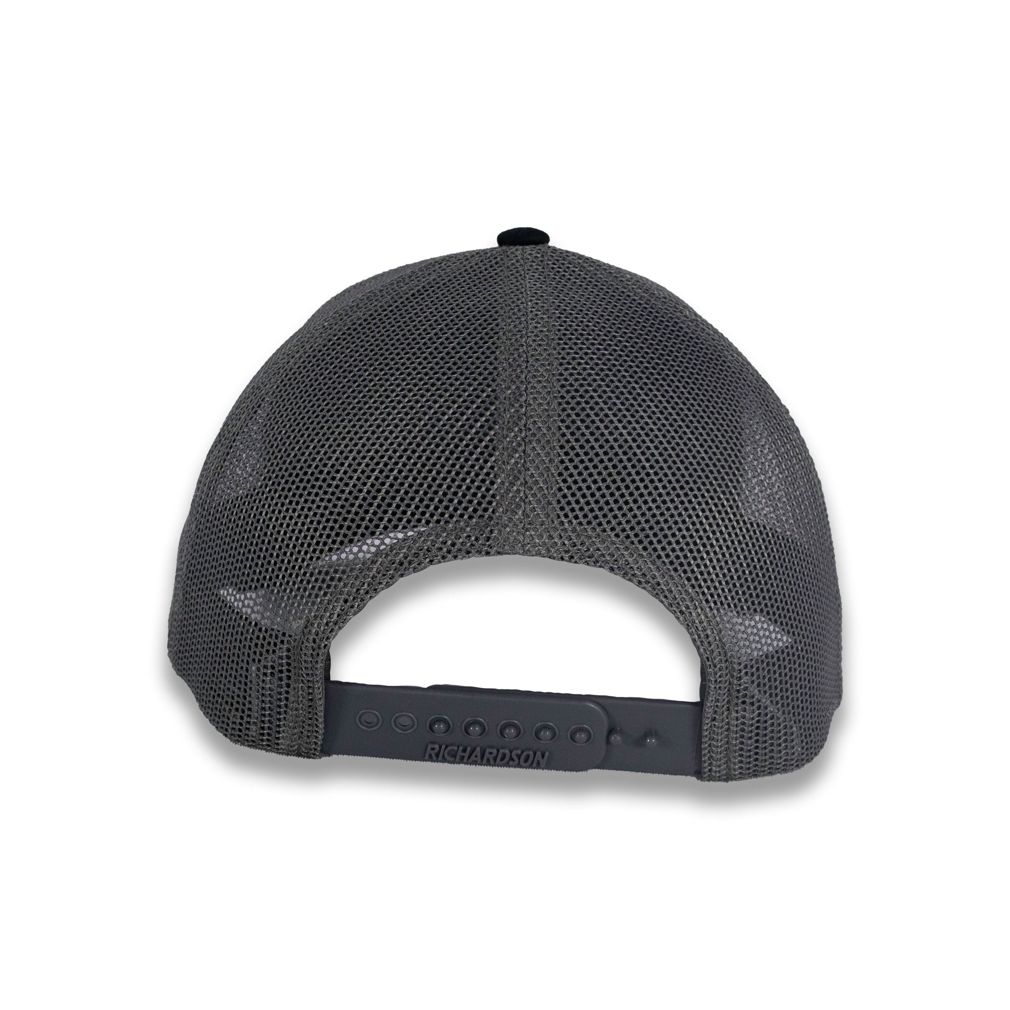 Richardson 112 Split Trucker - Black/Charcoal