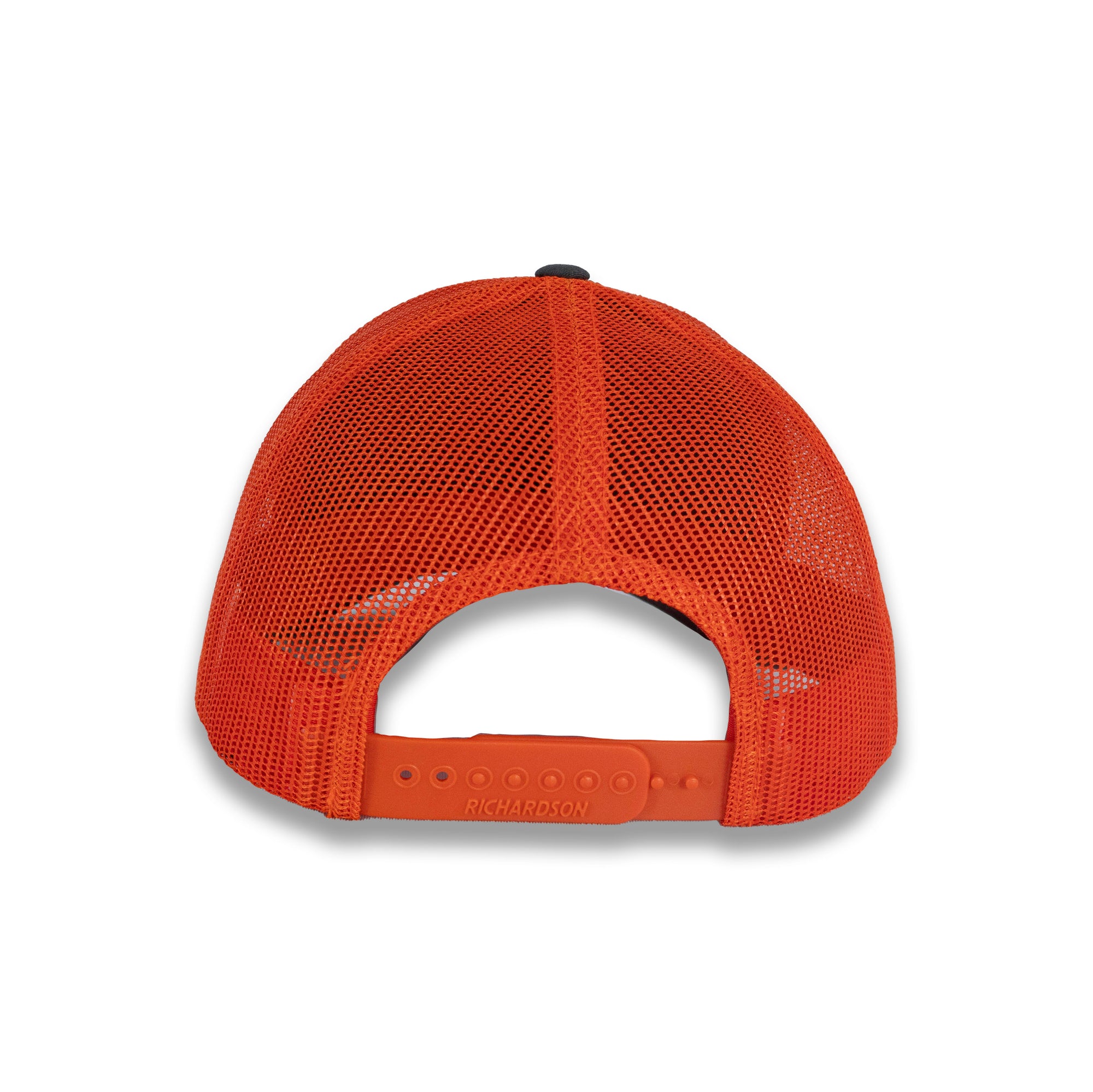 Richardson 112 Split Trucker - Charcoal/Orange