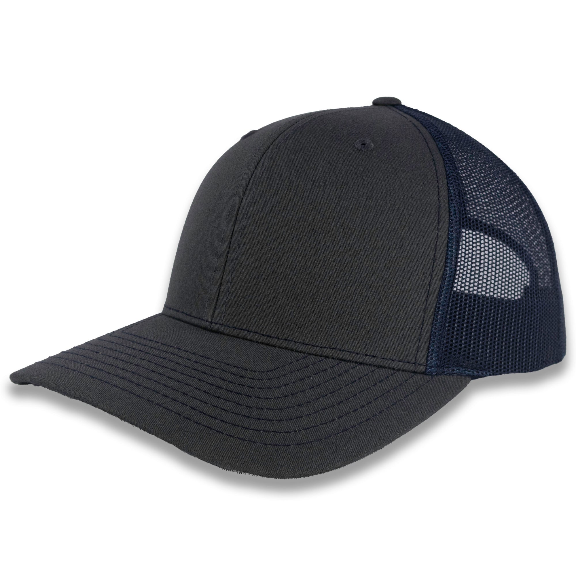 Richardson 112 Split Trucker - Charcoal/Navy