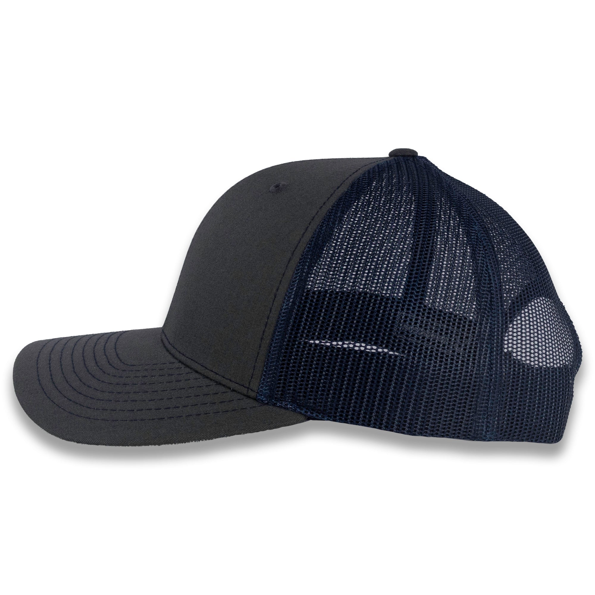 Richardson 112 Split Trucker - Charcoal/Navy