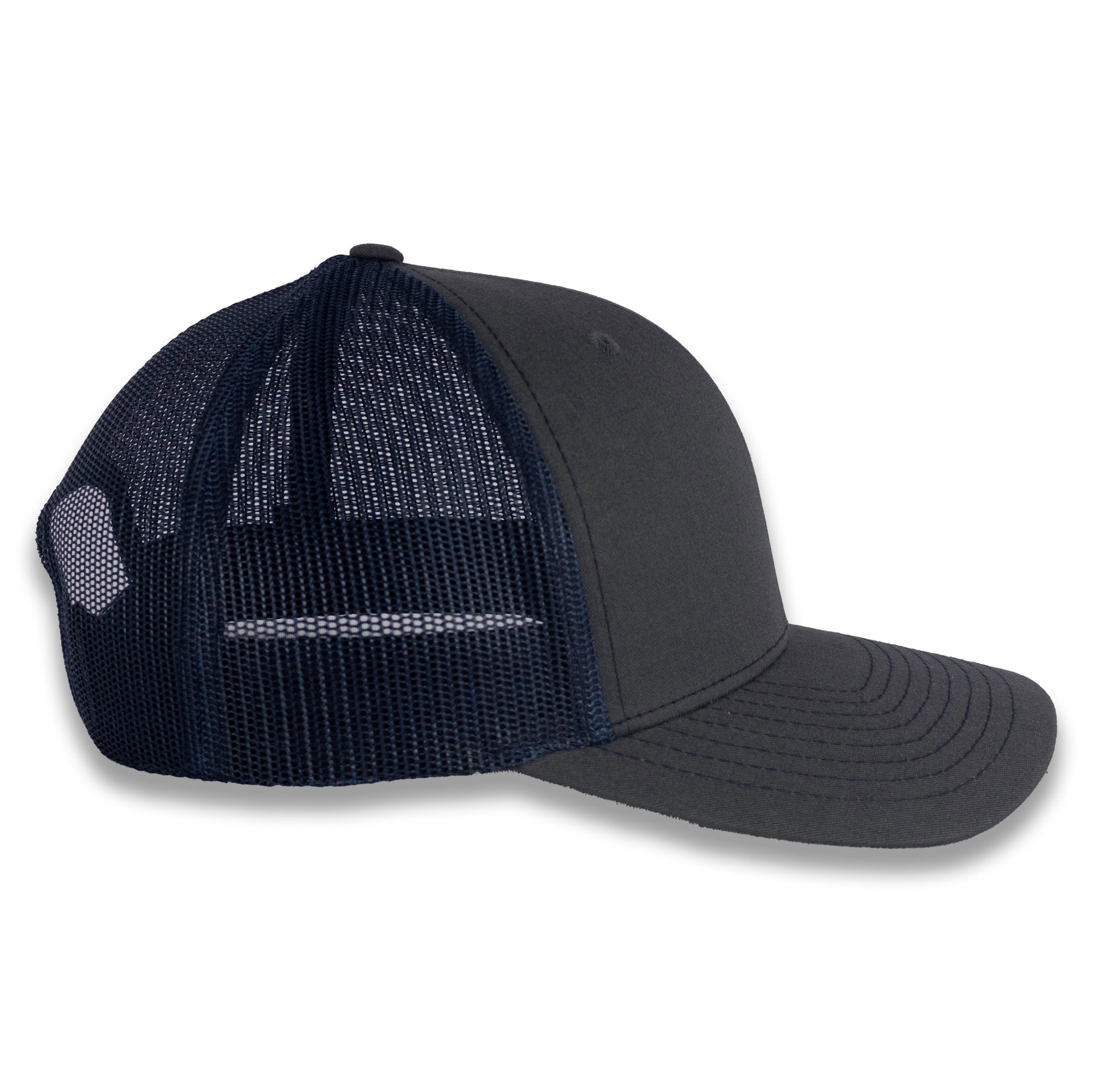 Richardson 112 Split Trucker - Charcoal/Navy