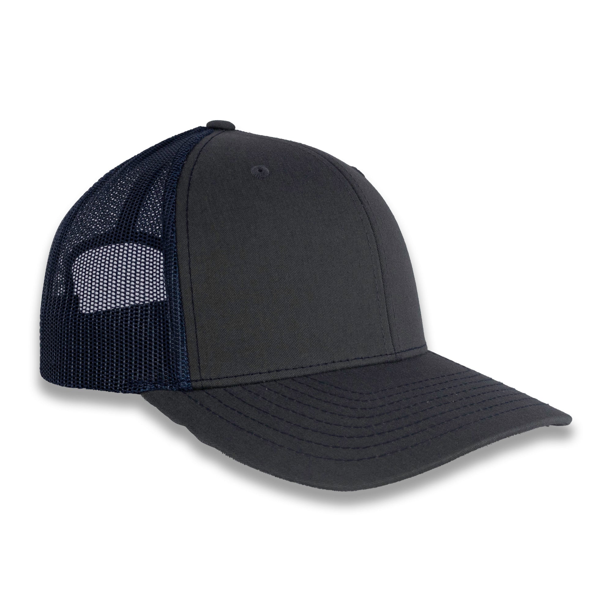 Richardson 112 Split Trucker - Charcoal/Navy