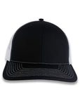 Richardson 112 Split Trucker - Black/White