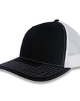 Richardson 112 Split Trucker - Black/White