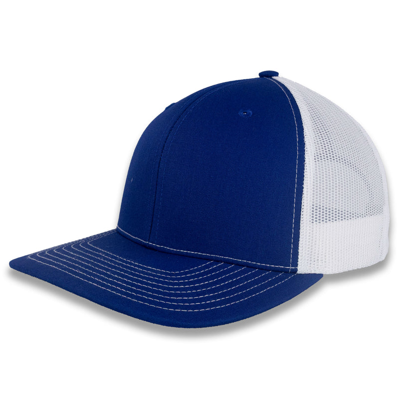 Richardson 112 Split Trucker - Royal/White