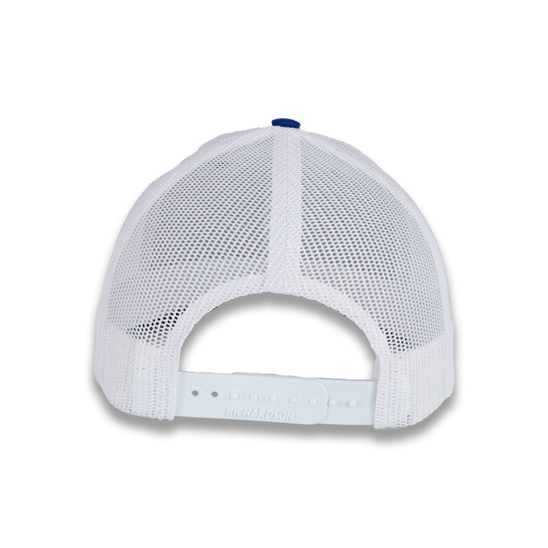 Richardson 112 Split Trucker - Royal/White