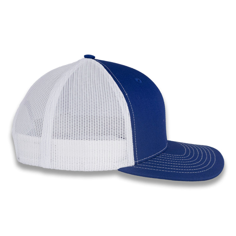 Richardson 112 Split Trucker - Royal/White