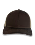 Richardson 112 Split Trucker - Brown/Khaki