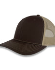 Richardson 112 Split Trucker - Brown/Khaki