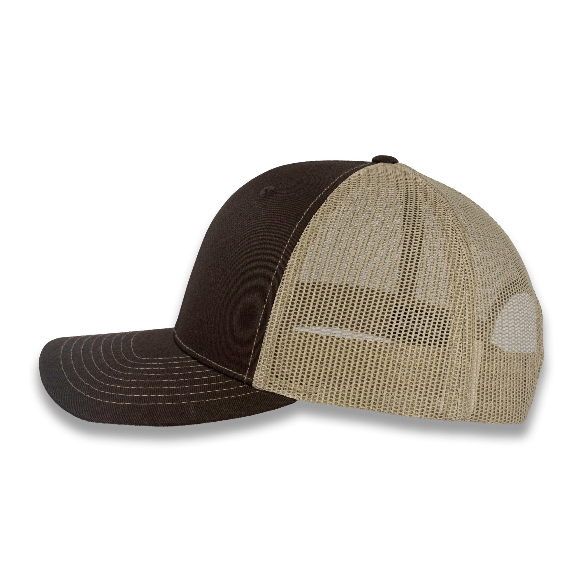 Richardson 112 Split Trucker - Brown/Khaki