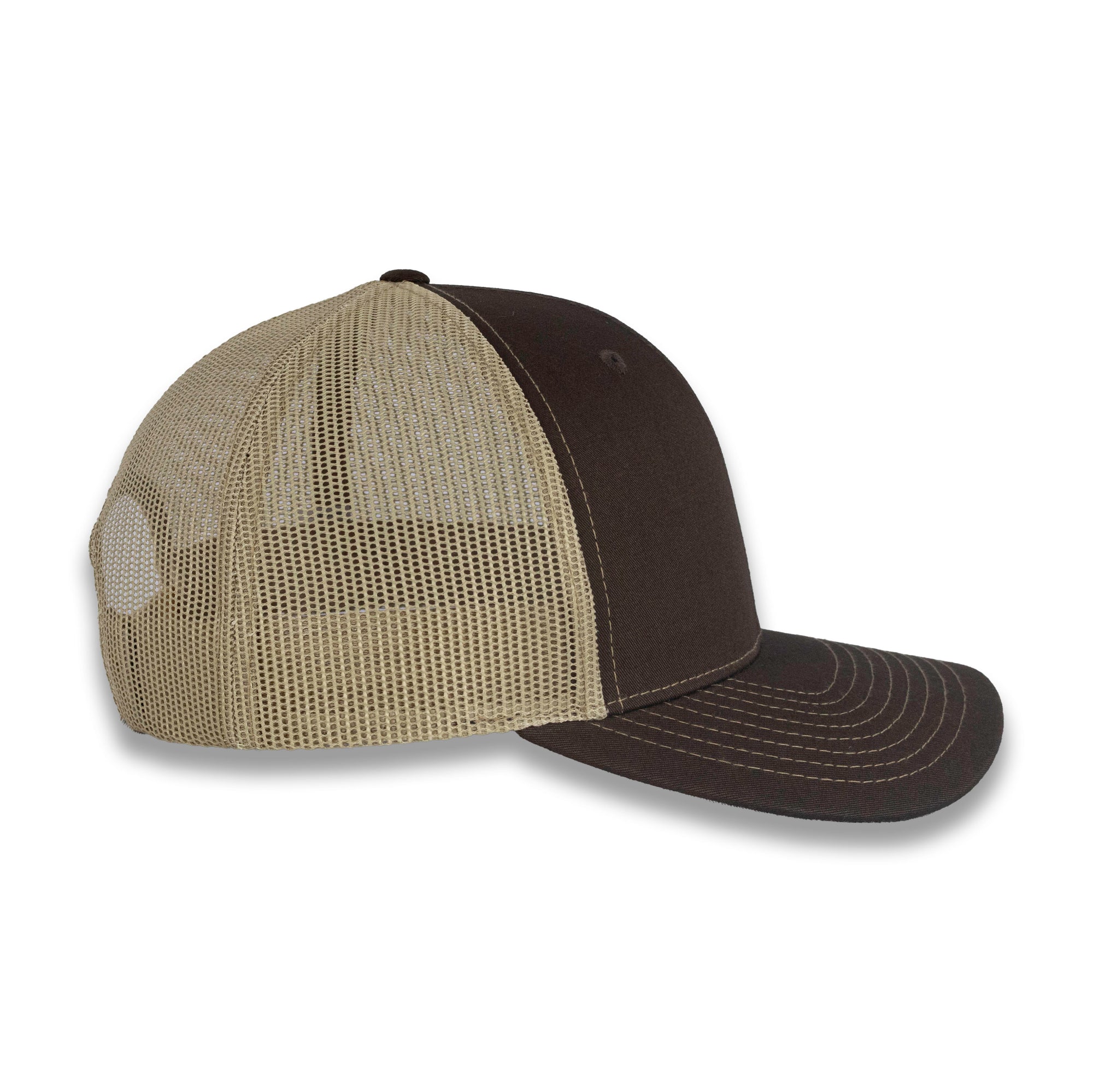 Richardson 112 Split Trucker - Brown/Khaki