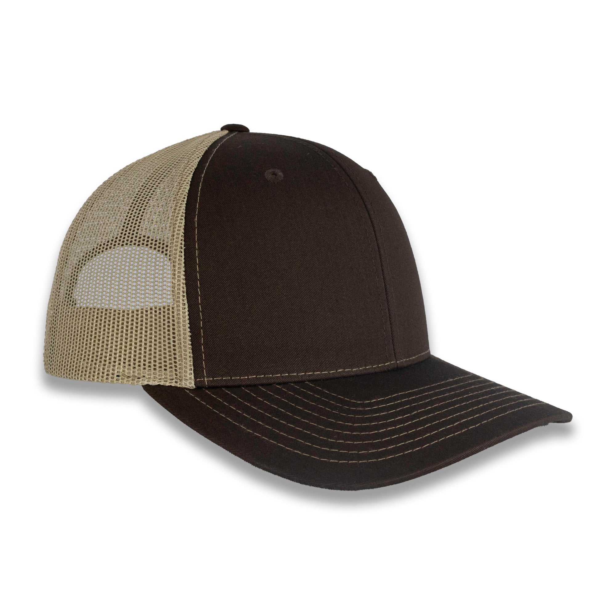 Richardson 112 Split Trucker - Brown/Khaki