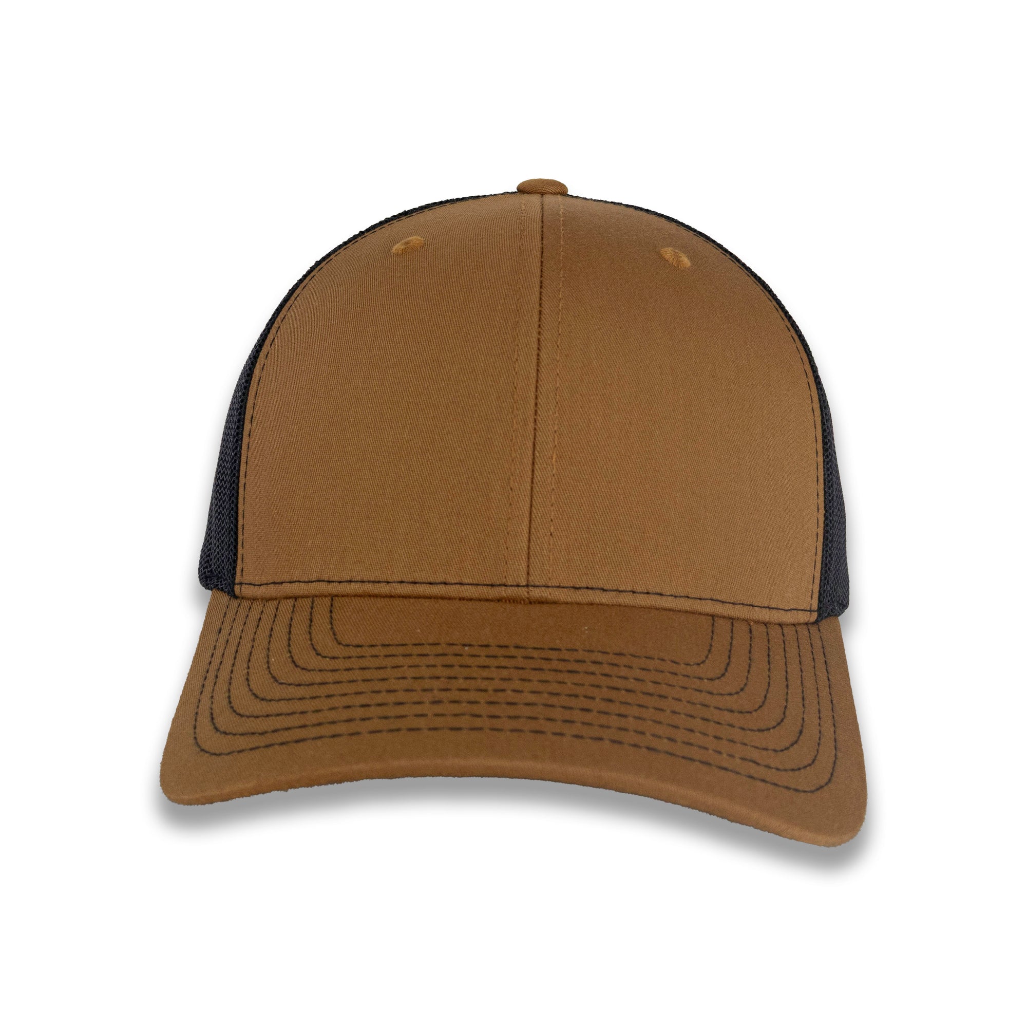 Richardson 112 Split Trucker - Caramel/Black