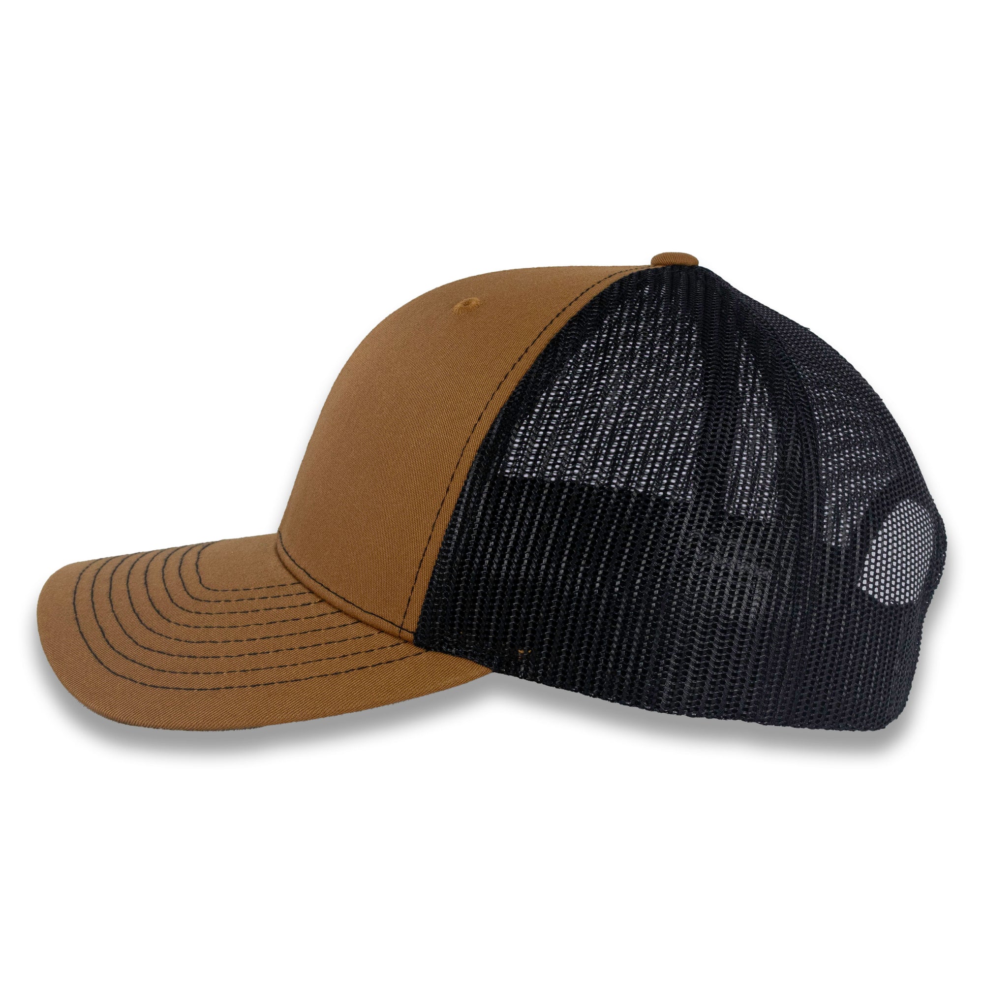 Richardson 112 Split Trucker - Caramel/Black