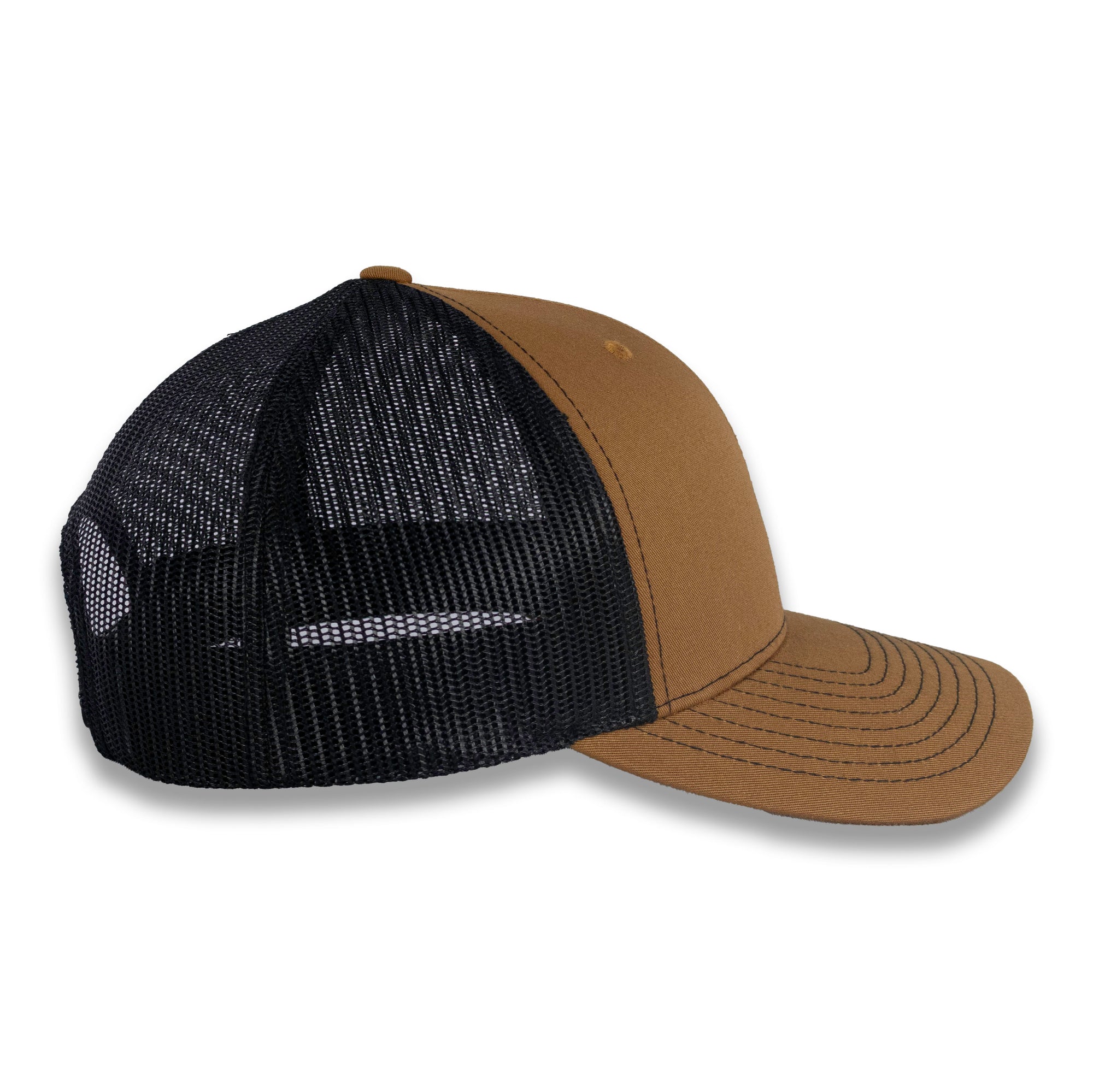 Richardson 112 Split Trucker - Caramel/Black