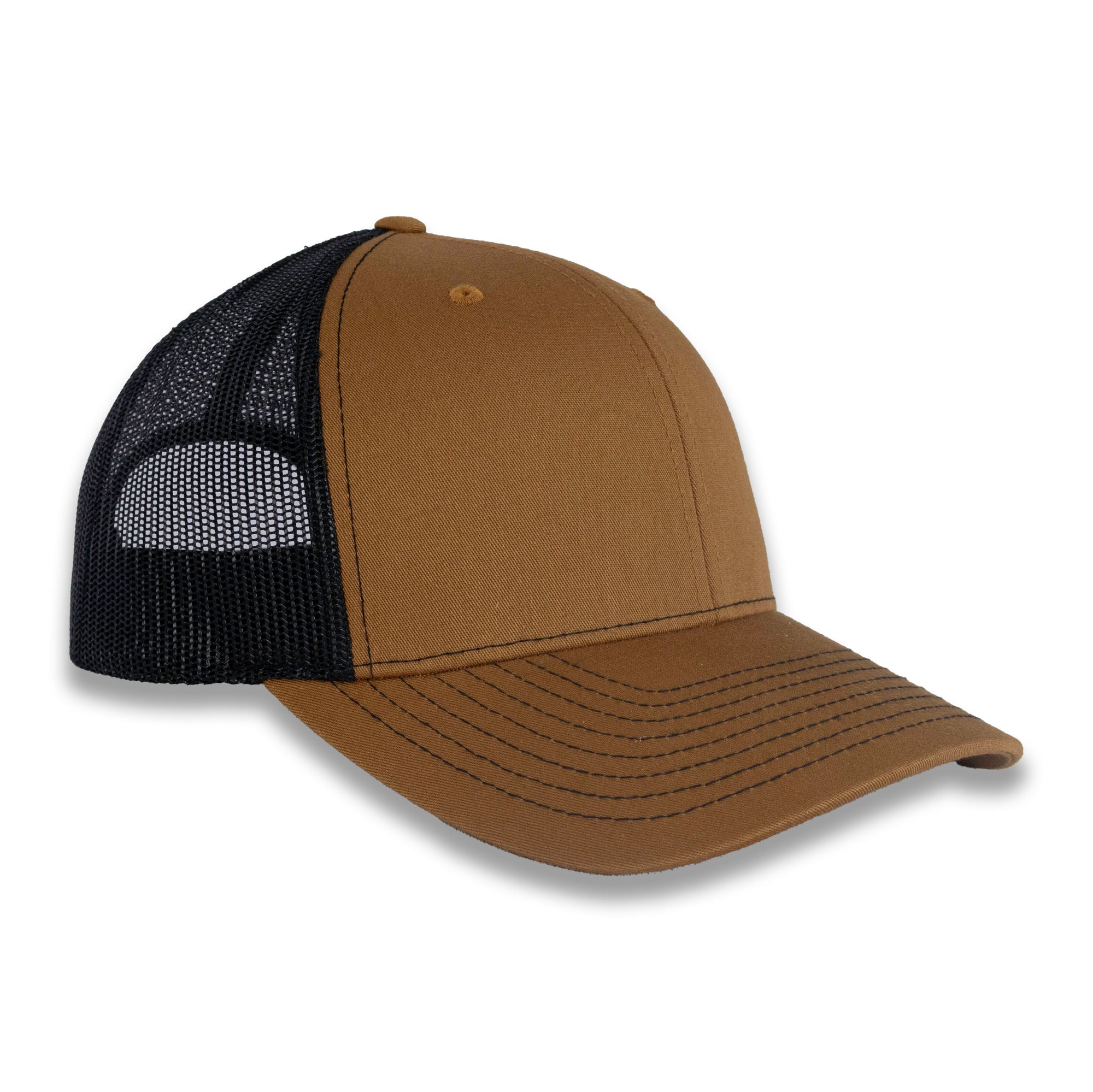 Richardson 112 Split Trucker - Caramel/Black