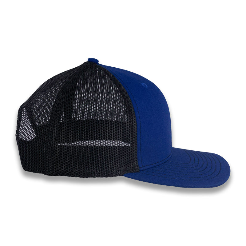Richardson 112 Split Trucker - Royal/Black