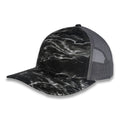 Richardson Five Panel Trucker - Mossy Oak - Elements Blacktip/Charcoal