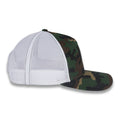 Richardson Five Panel Trucker - Military - Green Camo/White