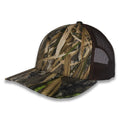 Richardson Five Panel Trucker - Mossy Oak - Habitat/Brown