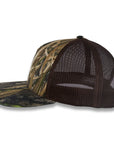 Richardson Five Panel Trucker - Mossy Oak - Habitat/Brown