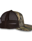 Richardson Five Panel Trucker - Mossy Oak - Habitat/Brown
