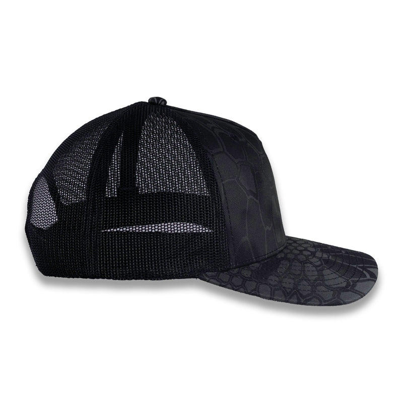Richardson Five Panel Trucker - Kryptek - Typhon Black