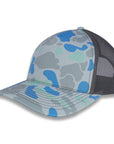 Richardson Five Panel Trucker - Duck - Saltwater Duck Camo Charcoal