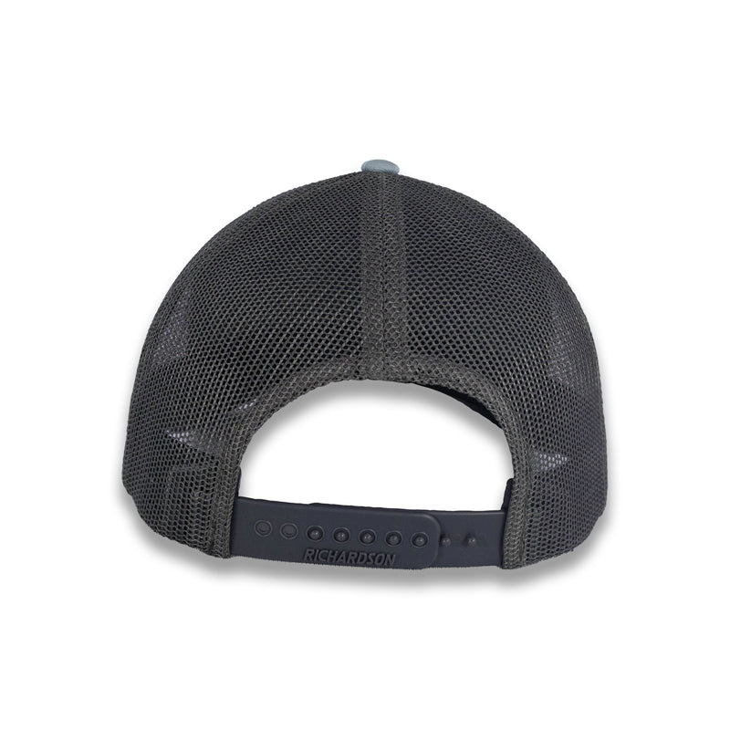 Richardson Five Panel Trucker - Duck - Saltwater Duck Camo Charcoal