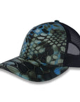 Richardson Five Panel Trucker - Kryptek - Neptune Black
