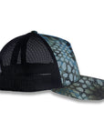 Richardson Five Panel Trucker - Kryptek - Neptune Black
