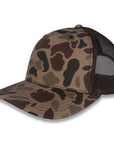 Richardson Five Panel Trucker - Duck - Bark Duck Camo Brown