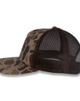Richardson Five Panel Trucker - Duck - Bark Duck Camo Brown