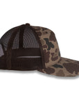Richardson Five Panel Trucker - Duck - Bark Duck Camo Brown