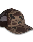 Richardson Five Panel Trucker - Duck - Bark Duck Camo Brown