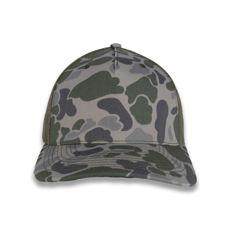 Richardson Five Panel Trucker - Duck - Marsh Duck Camo Loden