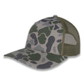 Richardson Five Panel Trucker - Duck - Marsh Duck Camo Loden