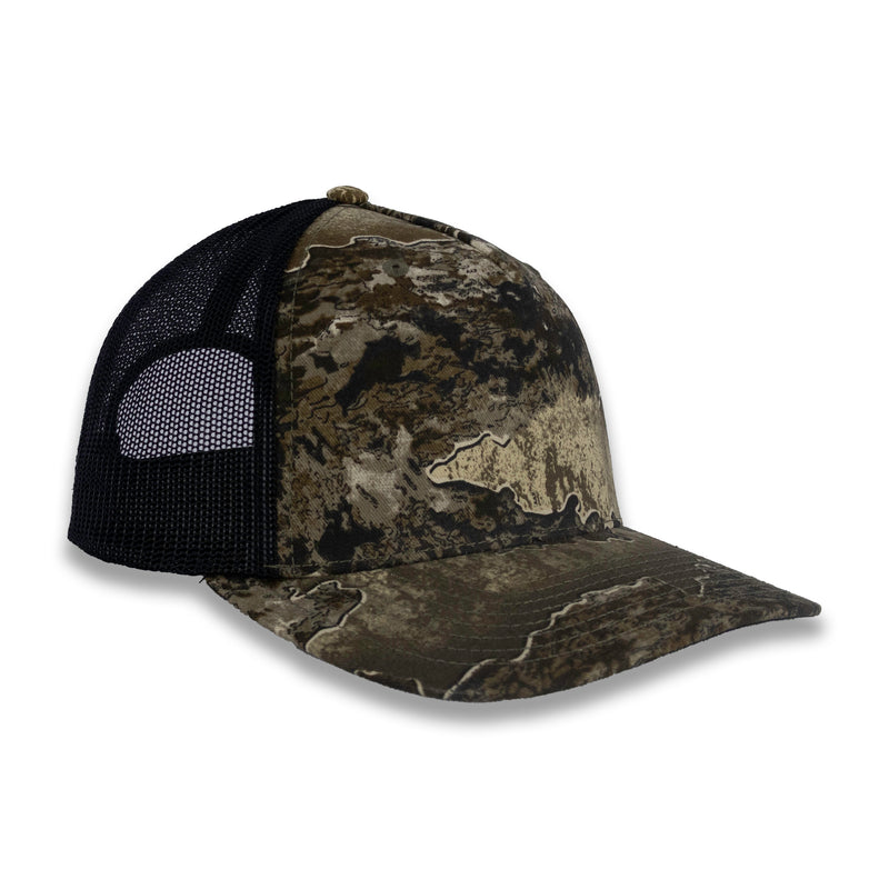 Richardson Five Panel Trucker - Realtree - Escape Black