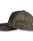 Richardson Five Panel Trucker - Mossy Oak - Bottomland/Loden