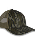 Richardson Five Panel Trucker - Mossy Oak - Bottomland/Loden