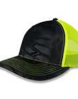 Richardson Five Panel Trucker - Kryptek - Typhon Neon Yellow